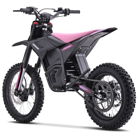 Dirt Bike électrique - CRZ IRON - 5000W 60V - 14"/17" - Rose