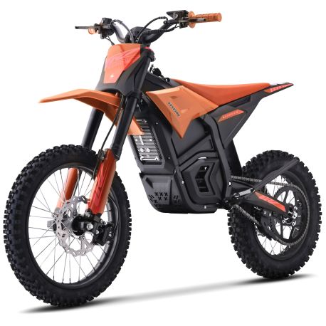 Dirt Bike elettrica - CRZ IRON - 5000W 60V - 14"/17" - Arrancione