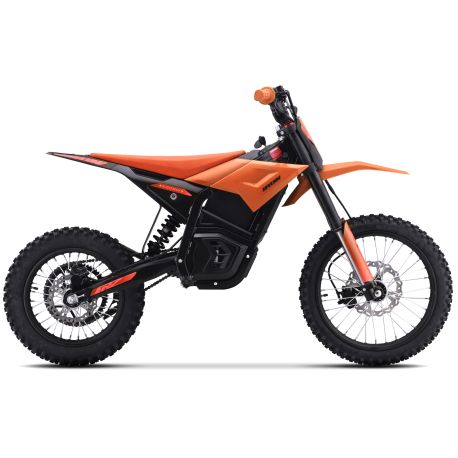 Dirt Bike électrique - CRZ IRON - 5000W 60V - 14"/17" - Orange