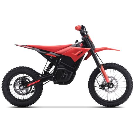 Dirt Bike électrique - CRZ IRON - 5000W 60V - 14"/17" - Rouge