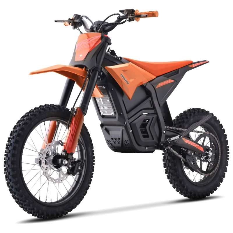 Dirt Bike elettrica - CRZ IRON - 6000W 72V - 14"/17" - Arrancione