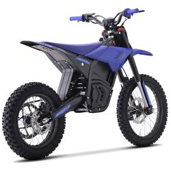 Dirt Bike électrique - CRZ IRON - 6000W - 14"/17" - Bleu