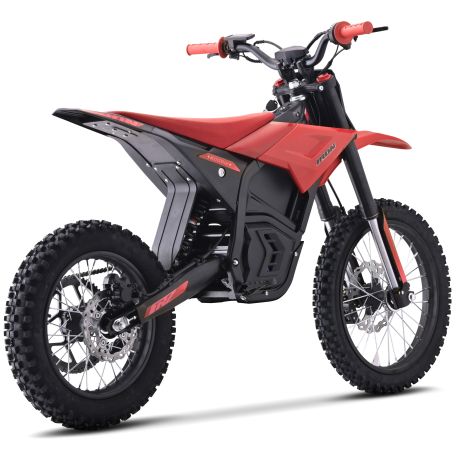 Dirt Bike électrique - CRZ IRON - 6000W - 14"/17" - Rouge