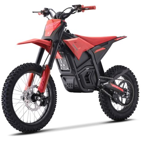Dirt Bike électrique - CRZ IRON - 6000W - 14"/17" - Rouge