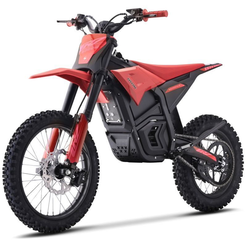 Dirt Bike électrique - CRZ IRON - 6000W - 14"/17" - Rouge