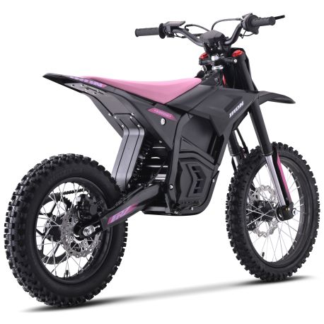 Dirt Bike elettrica - CRZ IRON - 6000W 72V - 14"/17" - Rosa