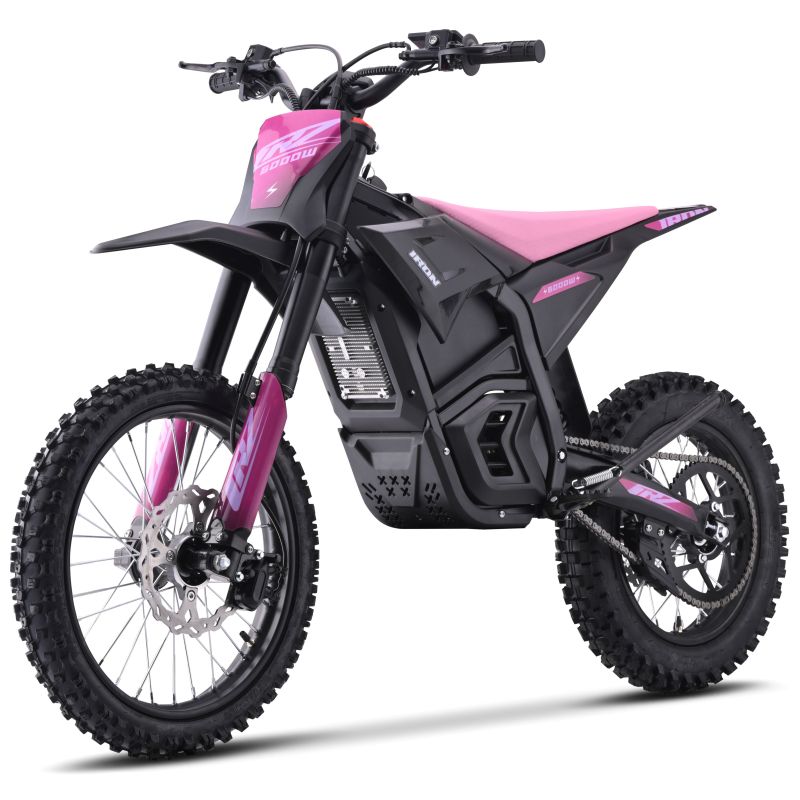 Dirt Bike électrique - CRZ IRON - 6000W - 14"/17" - Rose