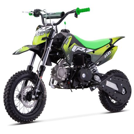 Dirt Bike CRZ S - 110cc Automatica - 12"/10" - Verde (2025)