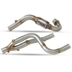 Ligne d'échappement CRF110 double SCALVINI Inox