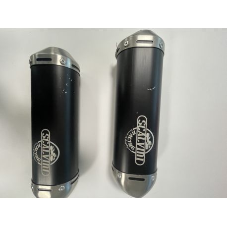 Ligne d'échappement CRF110 double SCALVINI Inox