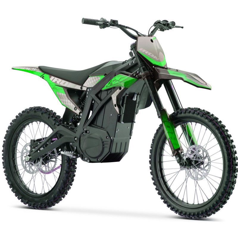 Motocross elettrica CRZ - IRON PRO - 6000w 60V36AH - Verde