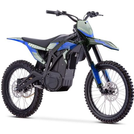 Motocross électrique CRZ - IRON PRO - 6000W 60V36Ah - Bleu