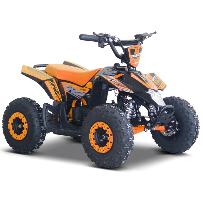 Pocket Quad électrique Enfant - CRZ E-WEELY - 1000w - Orange