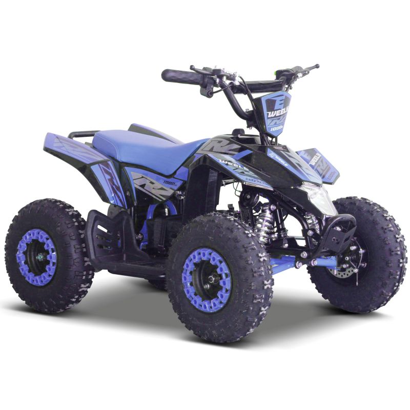 Pocket Quad électrique Enfant - CRZ E-WEELY - 1000w - Bleu