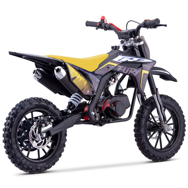 Pocket Bike CRZ Fury 2 tempi 10"/10" - 49cc - Giallo