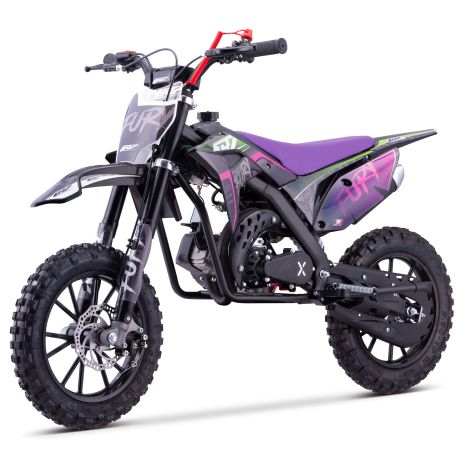 Pocket Bike Enfant CRZ Fury Double Pot 49cc 2T 10"/10" - Violet