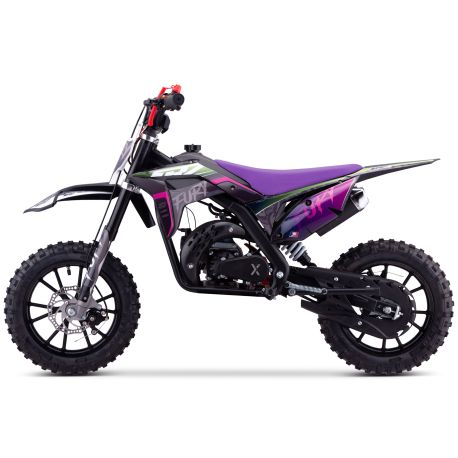 Pocket Bike Enfant CRZ Fury Double Pot 49cc 2T 10"/10" - Violet
