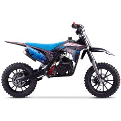 Children's Pocket Bike CRZ Fury Double Pot 49cc 2 Stroke 10"/10" - Blue