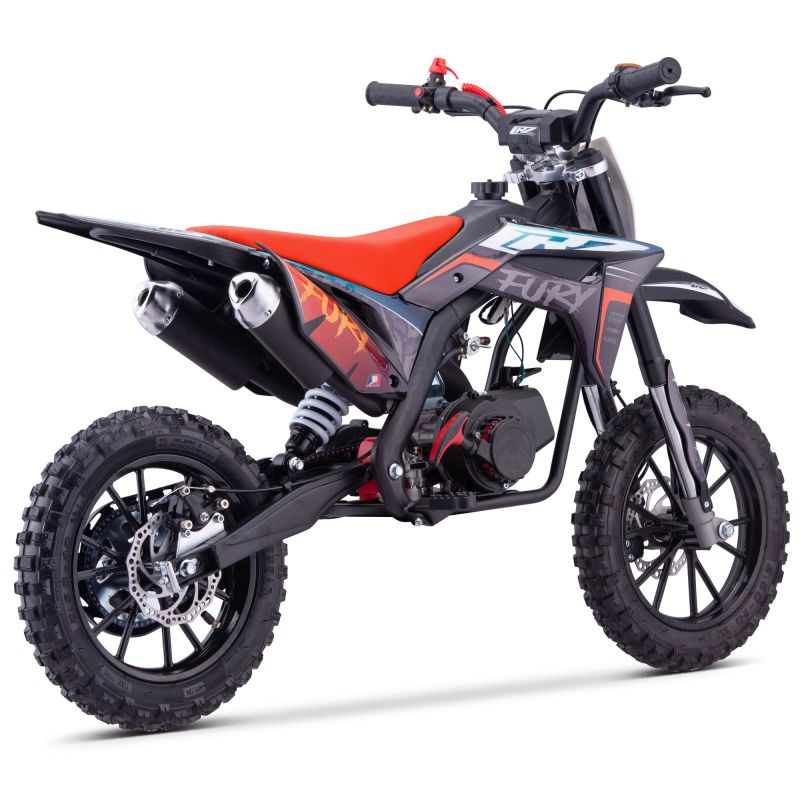 Pocket Bike Enfant CRZ Fury Double Pot 49cc 2T 10"/10" - Orange