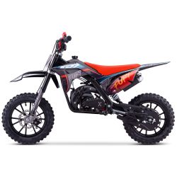 Pocket Bike Enfant CRZ Fury Double Pot 49cc 2T 10"/10" - Orange
