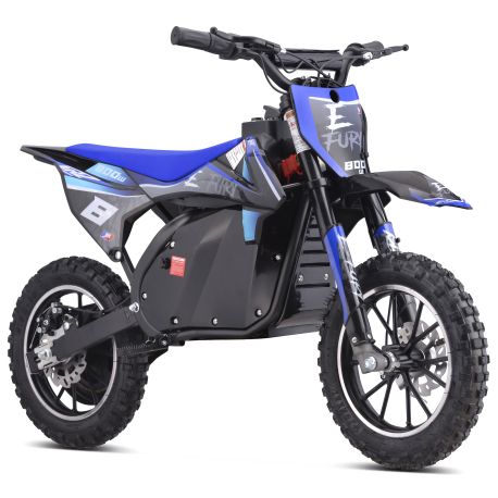 Pocket Bike électrique Enfant CRZ 800W E-Fury - Bleu