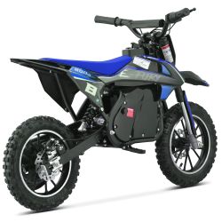 Pocket Bike électrique Enfant CRZ 800W E-Fury - Bleu