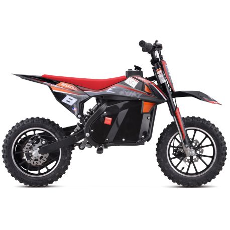 Pocket Bike électrique Enfant CRZ 800W E-Fury - Rouge