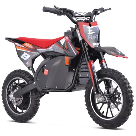 Pocket Bike électrique Enfant CRZ 800W E-Fury - Rouge