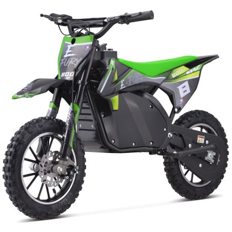 Pocket Bike électrique Enfant CRZ 800W E-Fury - Vert