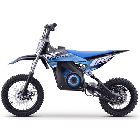 Electric Dirt Bike CRZ 1000W 36V for Kids, E-Cross, 10"/12"