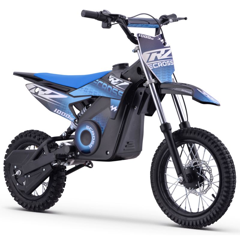 Electric Dirt Bike CRZ 1000W 36V for Kids, E-Cross, 10"/12"