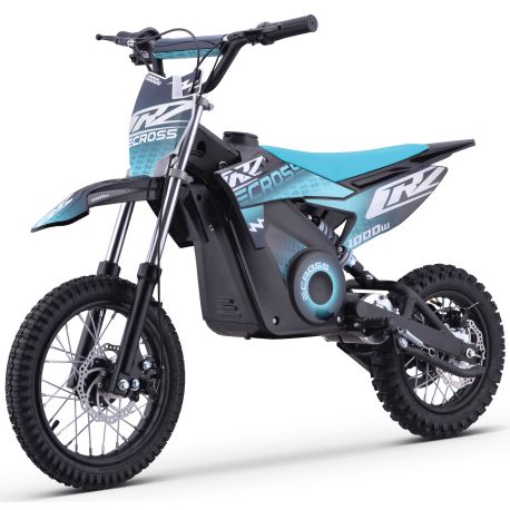 Dirt Bike Électrique Enfant CRZ 1000W 36V E-Cross 10"/12" - Vert