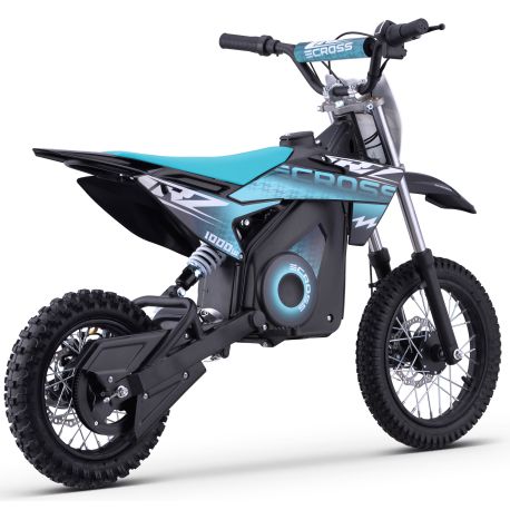 Dirt Bike Électrique Enfant CRZ 1000W 36V E-Cross 10"/12" - Vert