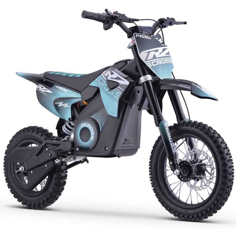 Dirt Bike électrique Enfant CRZ 1400W 48V E-Cross 10"/12" - Vert