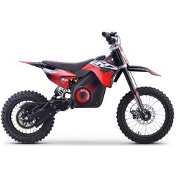 Dirt Bike électrique Enfant CRZ 1800W 48V E-Cross 12"/14" - Rouge