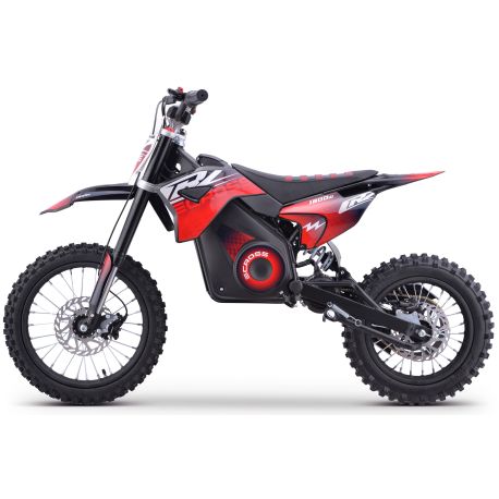 Dirt Bike électrique Enfant CRZ 1800W 48V E-Cross 12"/14" - Rouge