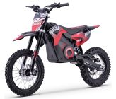 Dirt Bike électrique Enfant CRZ 1800W 48V E-Cross 12"/14" - Rouge