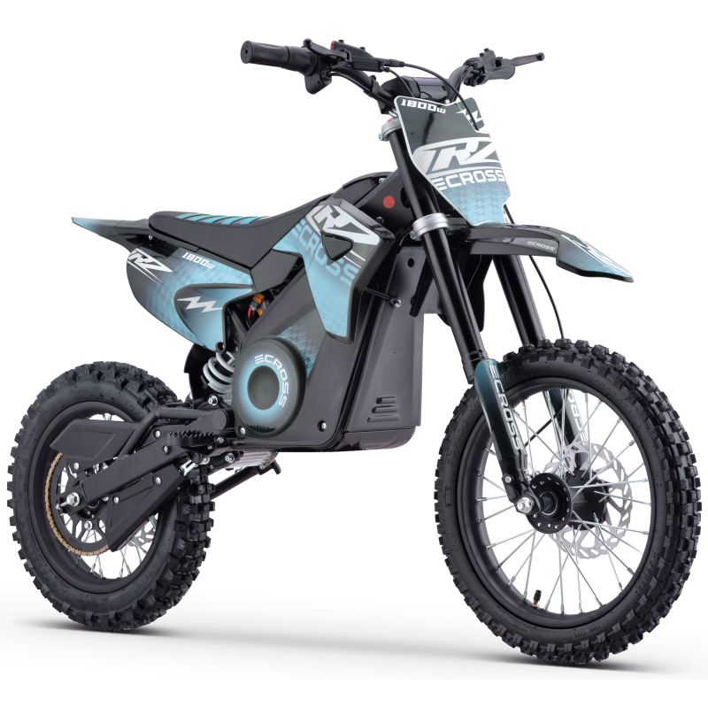 Electric Dirt Bike CRZ 1800W 48V E-Cross for Kids, 12"/14"