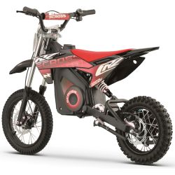 Dirt Bike électrique Enfant CRZ 1000W 36V E-Cross 10"/12" - Rouge