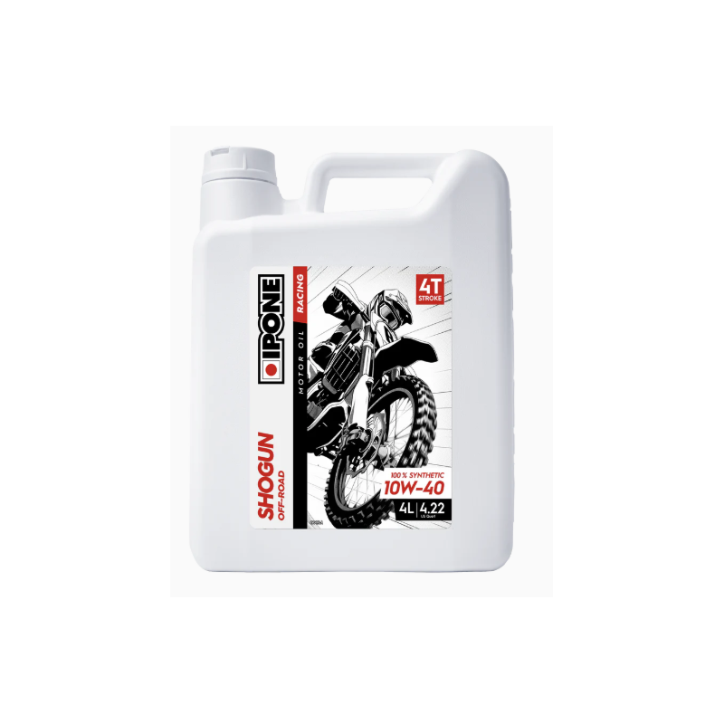 Olio motore IPONE RACING - SHOGUN Off Road - 4T 10W40 100% - 4L