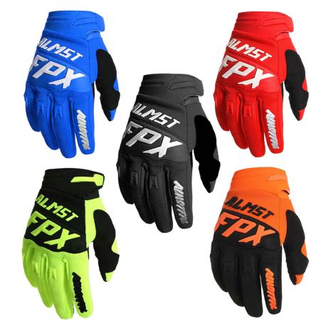 Gants motocross enfant - Bleu