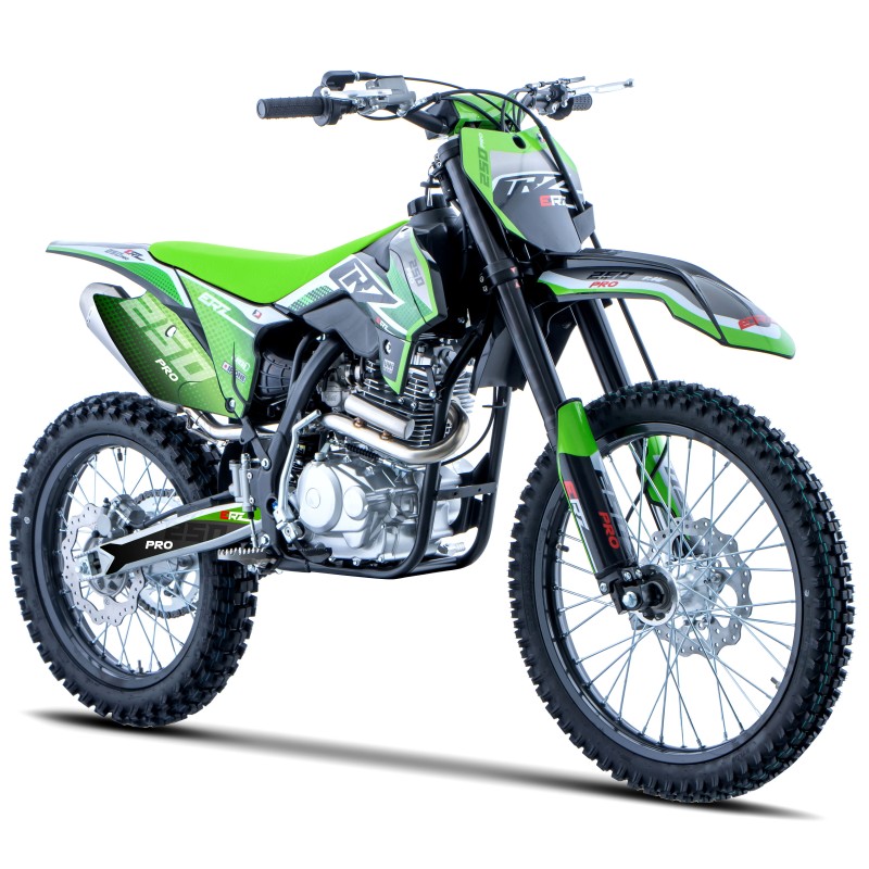 Motocross CRZ ERZ - 250cc PRO 4T - 18"/21" - Verde - 2026