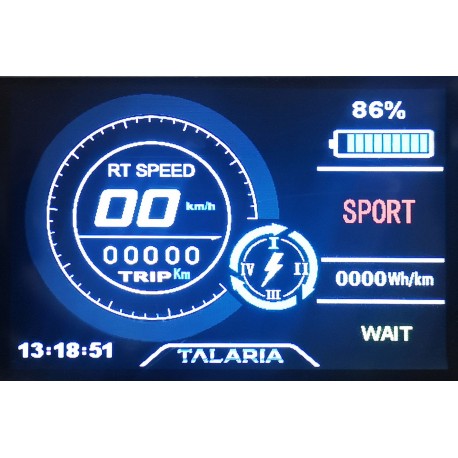 Moto homologuée TALARIA STING - TL4000 - Noir