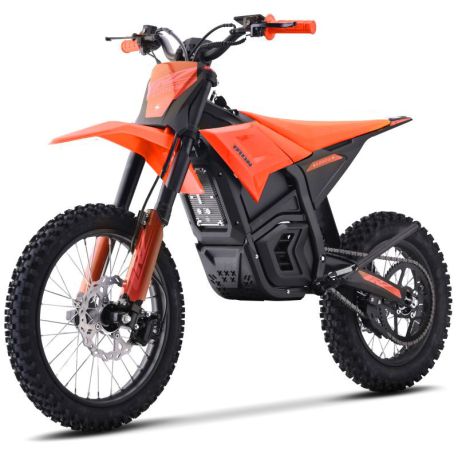Dirt Bike électrique - CRZ IRON - 5000W 60V - 14"/17" - Orange