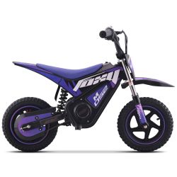 Pocket Bike électrique enfant - CRZ FOXY - 12" 250W - Bleu