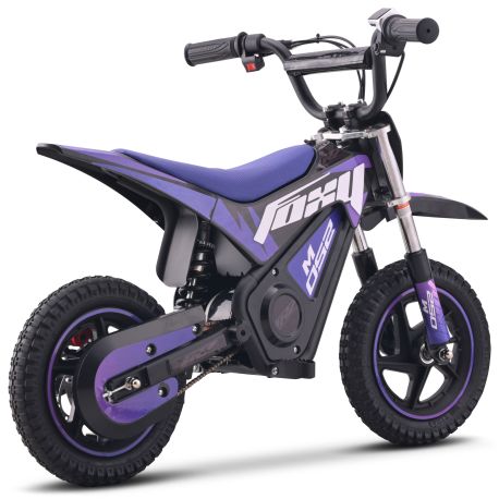 Pocket Bike électrique enfant - CRZ FOXY - 12" 250W - Bleu