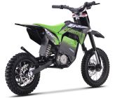 Pit Bike Elettrica - CRZ 1400W 48V - E-Cross PRO 10"/12" - Verde
