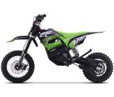 Pit Bike Elettrica - CRZ 1400W 48V - E-Cross PRO 10"/12" - Verde