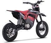 Dirt Bike électrique Enfant CRZ 1600W 48V E-Cross 10"/12" - Rouge