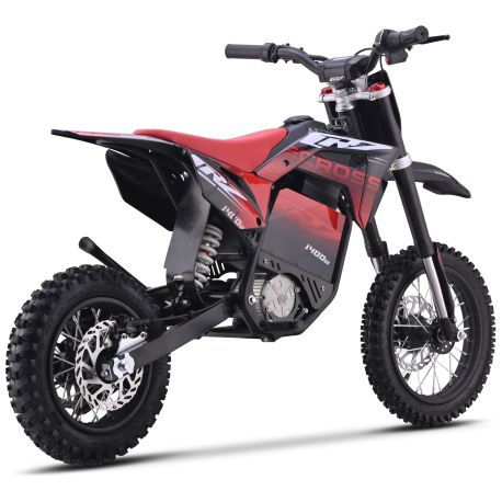 Dirt Bike électrique Enfant CRZ 1600W 48V E-Cross 10"/12" - Rouge